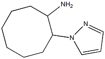 2-(1H-pyrazol-1-yl)cyclooctanamine Struktur