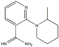 2-(2-methylpiperidin-1-yl)pyridine-3-carboximidamide Struktur