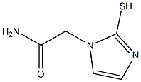 2-(2-sulfanyl-1H-imidazol-1-yl)acetamide Struktur