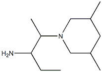 2-(3,5-dimethylpiperidin-1-yl)-1-ethylpropylamine Struktur