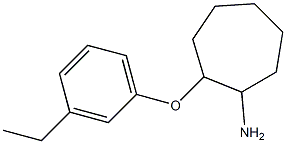 2-(3-ethylphenoxy)cycloheptan-1-amine Struktur