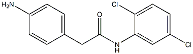 2-(4-aminophenyl)-N-(2,5-dichlorophenyl)acetamide Struktur