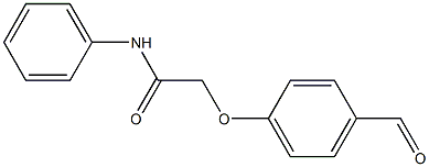 2-(4-formylphenoxy)-N-phenylacetamide Struktur