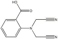 2-[bis(cyanomethyl)amino]benzoic acid Struktur