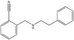 2-{[(2-phenylethyl)amino]methyl}benzonitrile Struktur