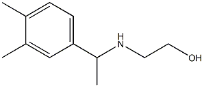 2-{[1-(3,4-dimethylphenyl)ethyl]amino}ethan-1-ol Struktur