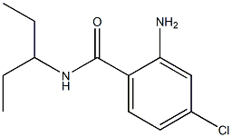 2-amino-4-chloro-N-(1-ethylpropyl)benzamide Struktur