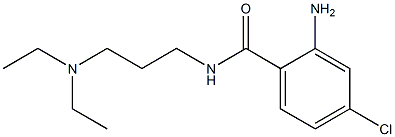 2-amino-4-chloro-N-[3-(diethylamino)propyl]benzamide Struktur