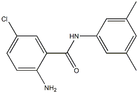 2-amino-5-chloro-N-(3,5-dimethylphenyl)benzamide Struktur