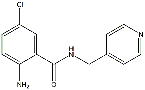 2-amino-5-chloro-N-(pyridin-4-ylmethyl)benzamide Struktur