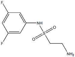 2-amino-N-(3,5-difluorophenyl)ethanesulfonamide Struktur