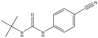 3-tert-butyl-1-(4-cyanophenyl)urea Struktur