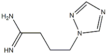 4-(1H-1,2,4-triazol-1-yl)butanimidamide Struktur