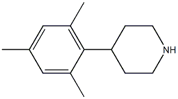 4-(2,4,6-trimethylphenyl)piperidine Struktur