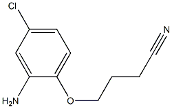 4-(2-amino-4-chlorophenoxy)butanenitrile Struktur