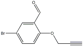 5-bromo-2-(prop-2-yn-1-yloxy)benzaldehyde Struktur