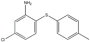 5-chloro-2-[(4-methylphenyl)sulfanyl]aniline Struktur