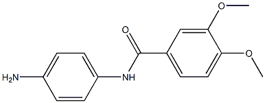 N-(4-aminophenyl)-3,4-dimethoxybenzamide Struktur