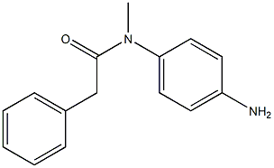 N-(4-aminophenyl)-N-methyl-2-phenylacetamide Struktur