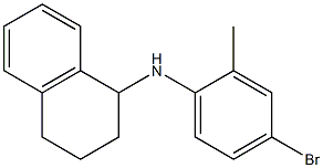 N-(4-bromo-2-methylphenyl)-1,2,3,4-tetrahydronaphthalen-1-amine Struktur