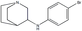 N-(4-bromophenyl)-1-azabicyclo[2.2.2]octan-3-amine Struktur