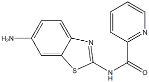 N-(6-amino-1,3-benzothiazol-2-yl)pyridine-2-carboxamide Struktur