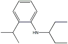 N-(pentan-3-yl)-2-(propan-2-yl)aniline Struktur