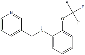 N-(pyridin-3-ylmethyl)-2-(trifluoromethoxy)aniline Struktur