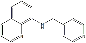 N-(pyridin-4-ylmethyl)quinolin-8-amine Struktur