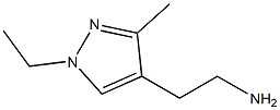 1H-Pyrazole-4-ethanamine,  1-ethyl-3-methyl- Struktur