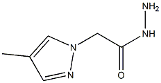 1H-Pyrazole-1-acetic  acid,  4-methyl-,  hydrazide Struktur