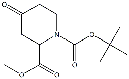 Methyl N-Boc-4-piperidone-2-carboxylate Struktur