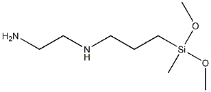 3-(2-aminoethyl)-aminopropylmethyldimethoxysilane Struktur