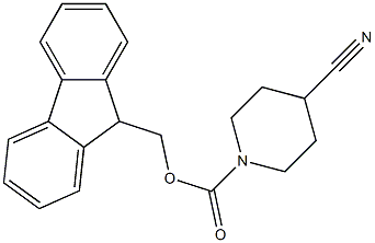 N-FMOC-4-cyanopiperidine Struktur