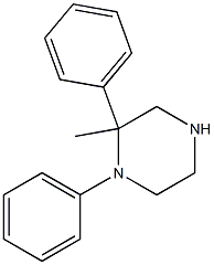 N-(diphenyl)methylpiperazine Struktur