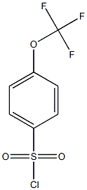 4-trifluoromethoxybenzenesulfonyl chloride Struktur