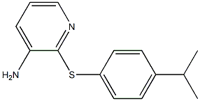 2-{[4-(propan-2-yl)phenyl]sulfanyl}pyridin-3-amine Struktur