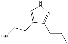 1H-Pyrazole-4-ethanamine,  3-propyl- Struktur