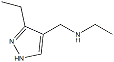 1H-Pyrazole-4-methanamine,  N,3-diethyl- Struktur