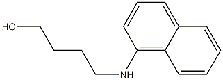 4-(1-naphthylamino)-1-butanol Struktur