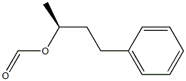 (-)-Formic acid (S)-1-methyl-3-phenylpropyl ester Struktur