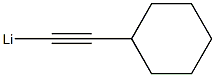 (Cyclohexylethynyl)lithium Struktur