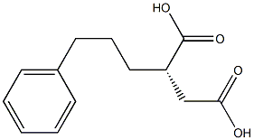 [S,(-)]-(3-Phenylpropyl)succinic acid Struktur