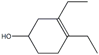 3,4-Diethyl-3-cyclohexen-1-ol Struktur