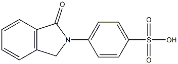 4-[(1,3-Dihydro-1-oxo-2H-isoindol)-2-yl]benzenesulfonic acid Struktur