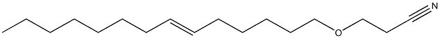 3-(6-Tetradecenyloxy)propionitrile Struktur