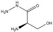 (R)-2-Amino-3-hydroxypropionic acid hydrazide Struktur