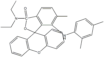 3-Diethylamino-6-methyl-7-xylidinofluoran Struktur