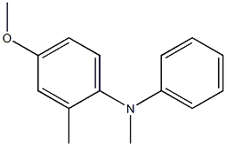 N-(4-Methoxy-2-methylphenyl)-N-methylaniline Struktur