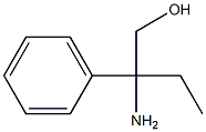 2-Amino-2-phenyl-1-butanol Struktur